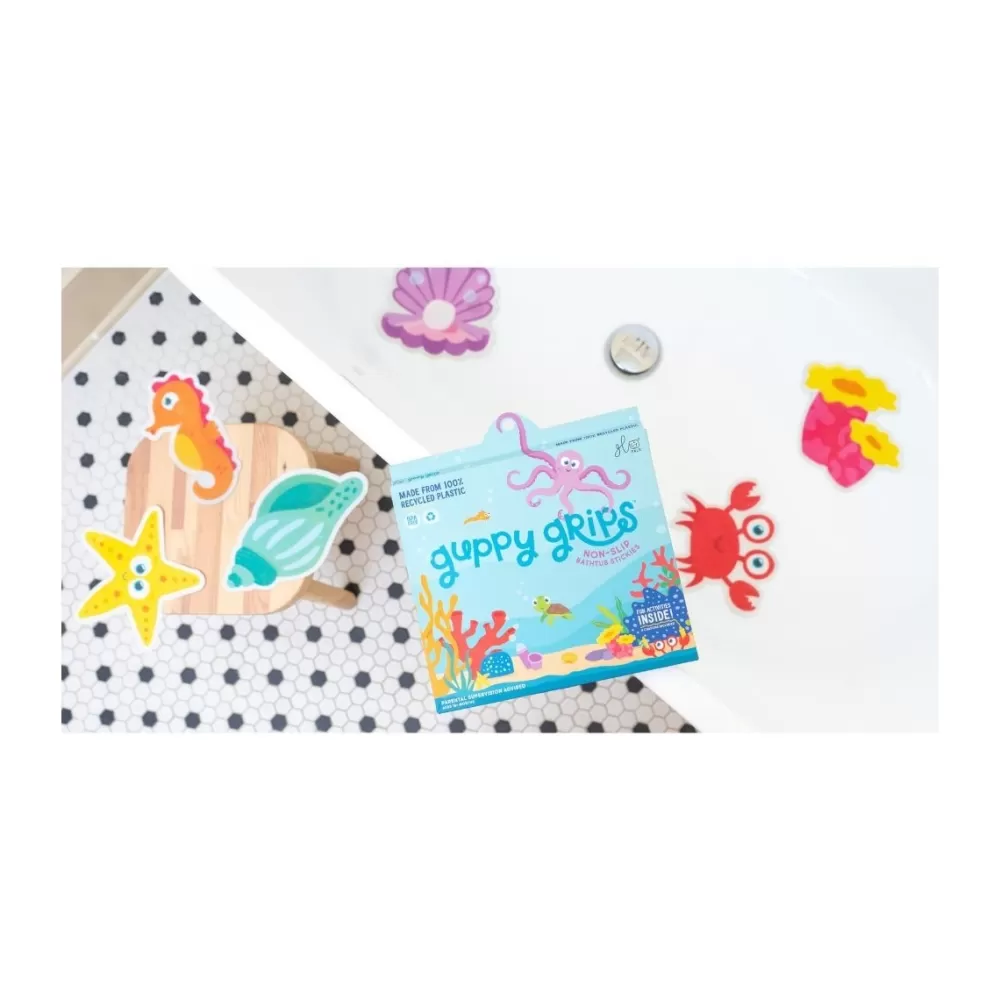 Glo Pals Preescolar*8 Antideslizantes Bano Guppy Joykids