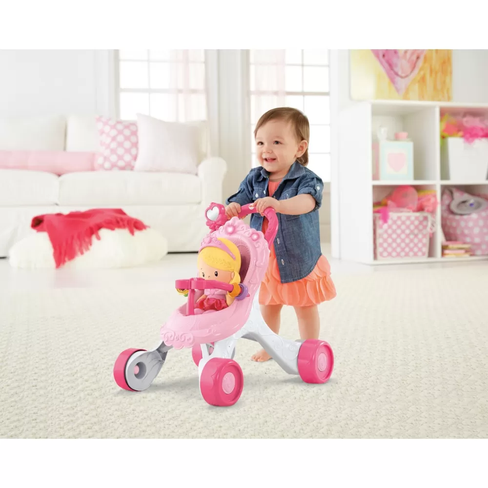 Fisher-Price Preescolar*Andador-Cochecito Pequena Princesa