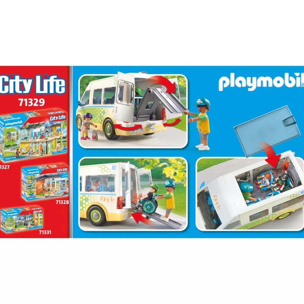 Playmobil Muñecos Articulados*Autobus Escolar City Life