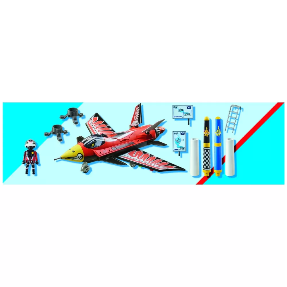 Playmobil Muñecos Articulados*Avion Eagle Air Stunt Show