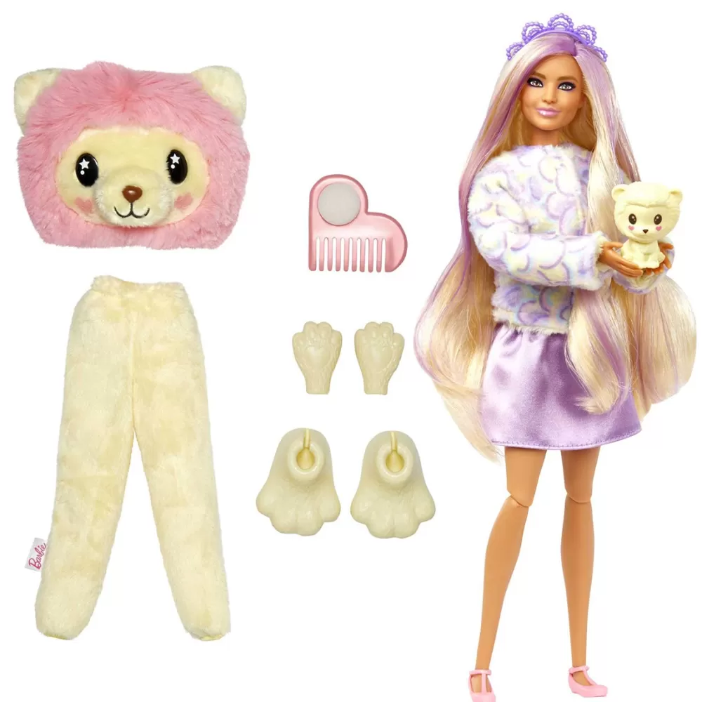 Barbie Munecas Y Peluches* Cutie Reveal Muneca Con Disfraz De Leon