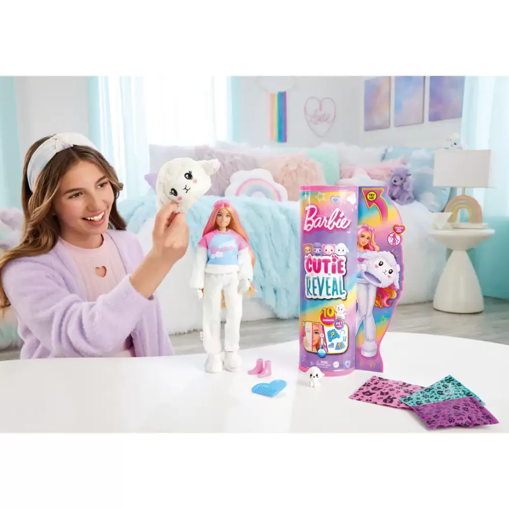 Barbie Cutie Reveal Muneca Con Disfraz De Oveja Fashion