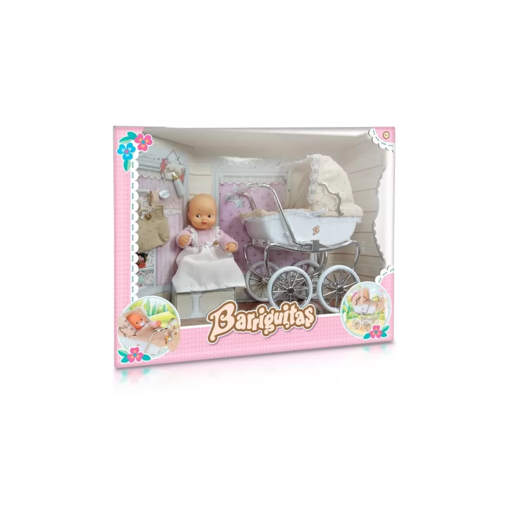 Barriguitas Munecas Y Peluches* Pram + Muneco Excl