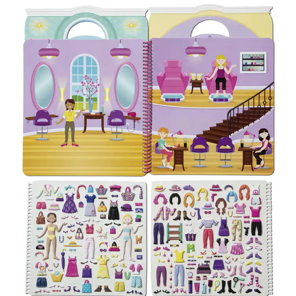 Melissa & Doug Bloc Adhesivos Reut Dia De Glamour Clearance