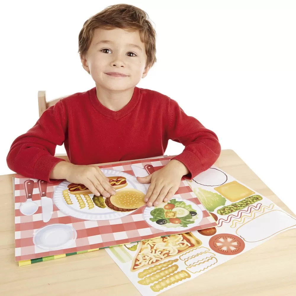 Melissa & Doug Preescolar*Bloc Adhesivos Reut Make A Meal