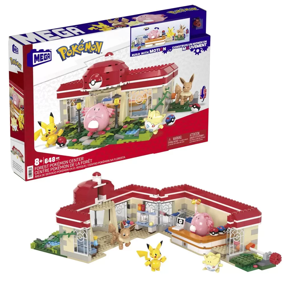 Mega Bloques De Construccion Pokemon Centro Pokemon Flash Sale