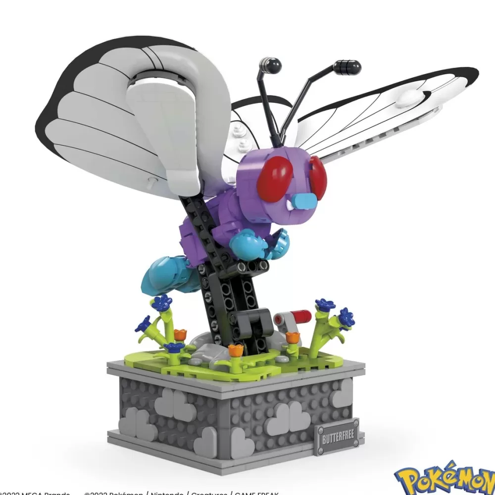 Mega Construx Puzzles Y Construcciones*Bloques De Construccion Pokemon Motion Butterfree