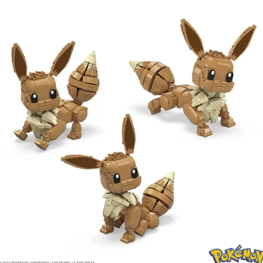 Mega Construx Bloques De Construccion Pokemon Pokebola Jumbo Eevee Flash Sale