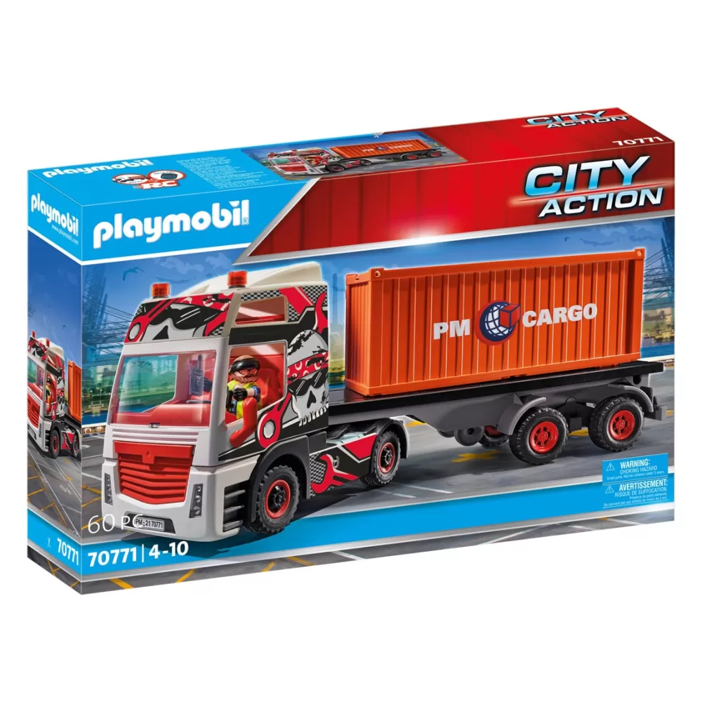 Playmobil Camion Con Remolque City Action Outlet