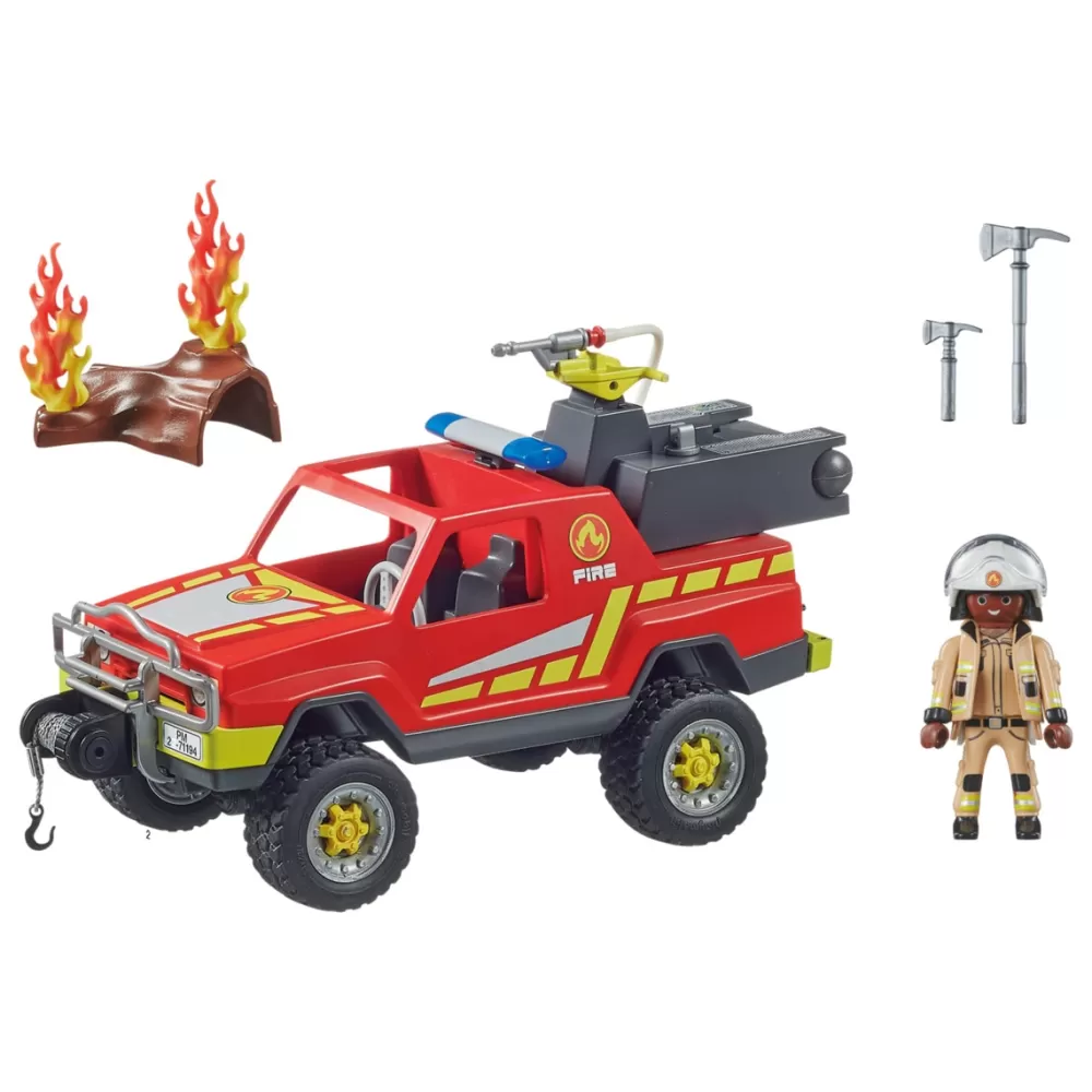 Playmobil Muñecos Articulados*Camion De Bomberos City Action