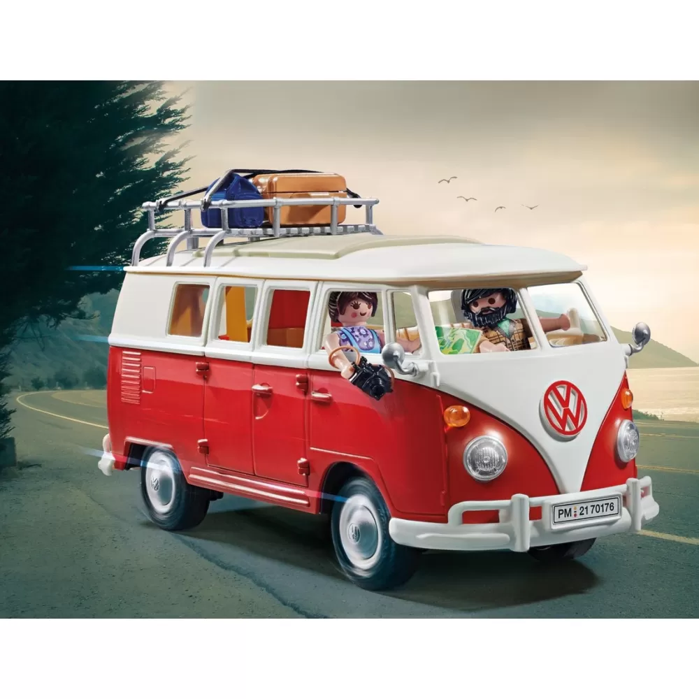 Playmobil Muñecos Articulados*Camper Volkswagen T1 Camping Bus Volkswagen