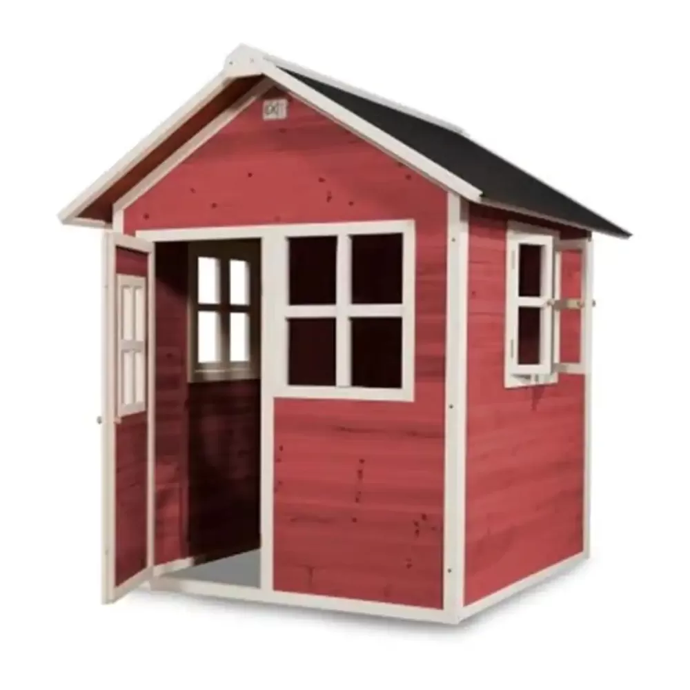 Exit Toys Casa De Madera Loft Exit Rojo Outlet