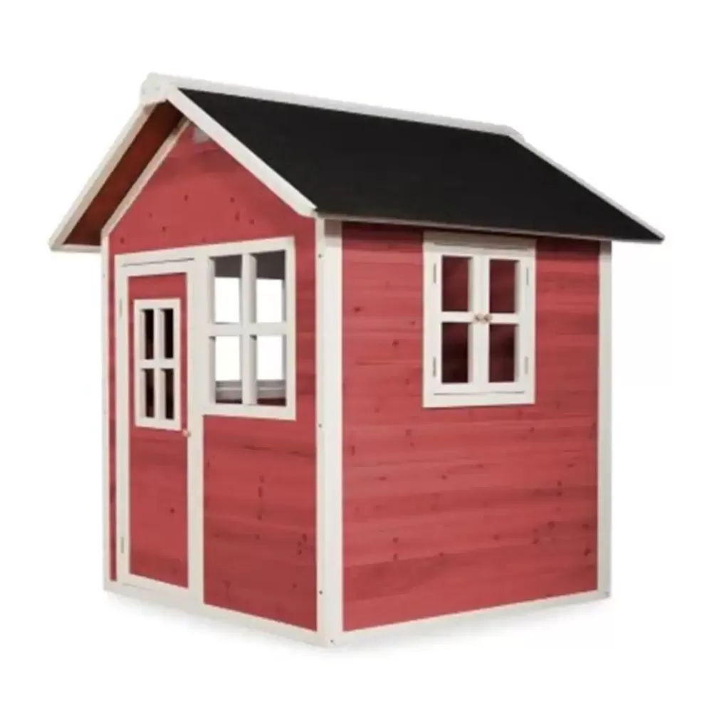 Exit Toys Casa De Madera Loft Exit Rojo Outlet