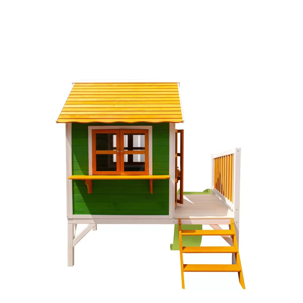 MASGAMES Casita Infantil De Madera Flam Elevada Hot