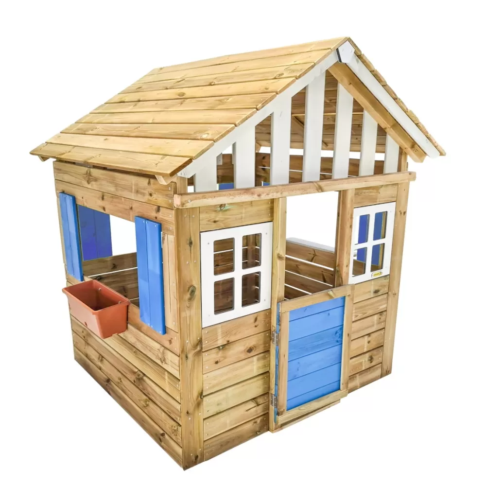 MASGAMES Casitas Y Parques*Casita Lollipop Azul Xl Madera