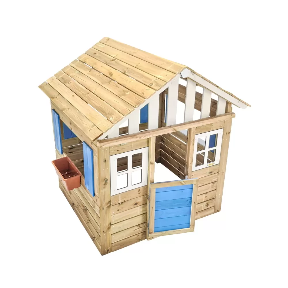 MASGAMES Casitas Y Parques*Casita Lollipop Azul Xl Madera