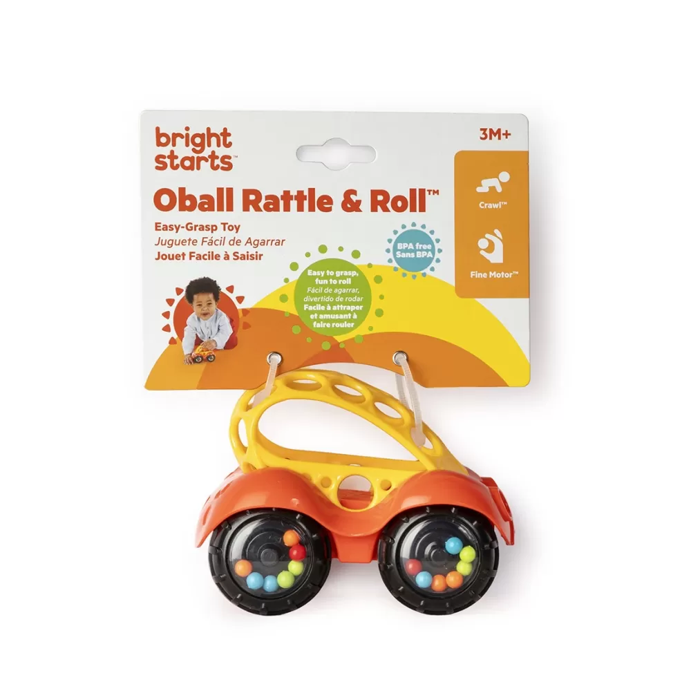 Bright Starts Preescolar*Coche De Juguete Rattle & Roll Toy Bright Stars