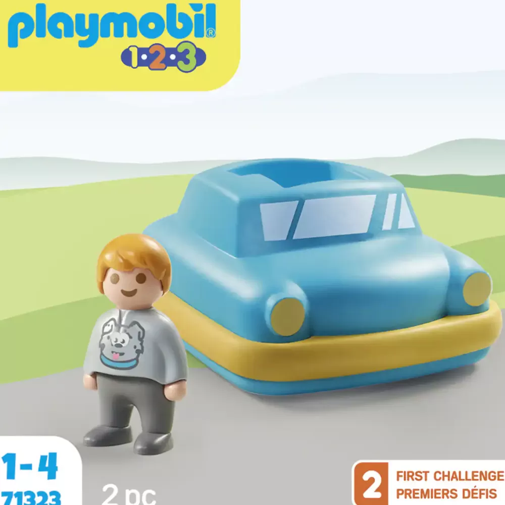 Playmobil Coche 1.2.3 Fashion