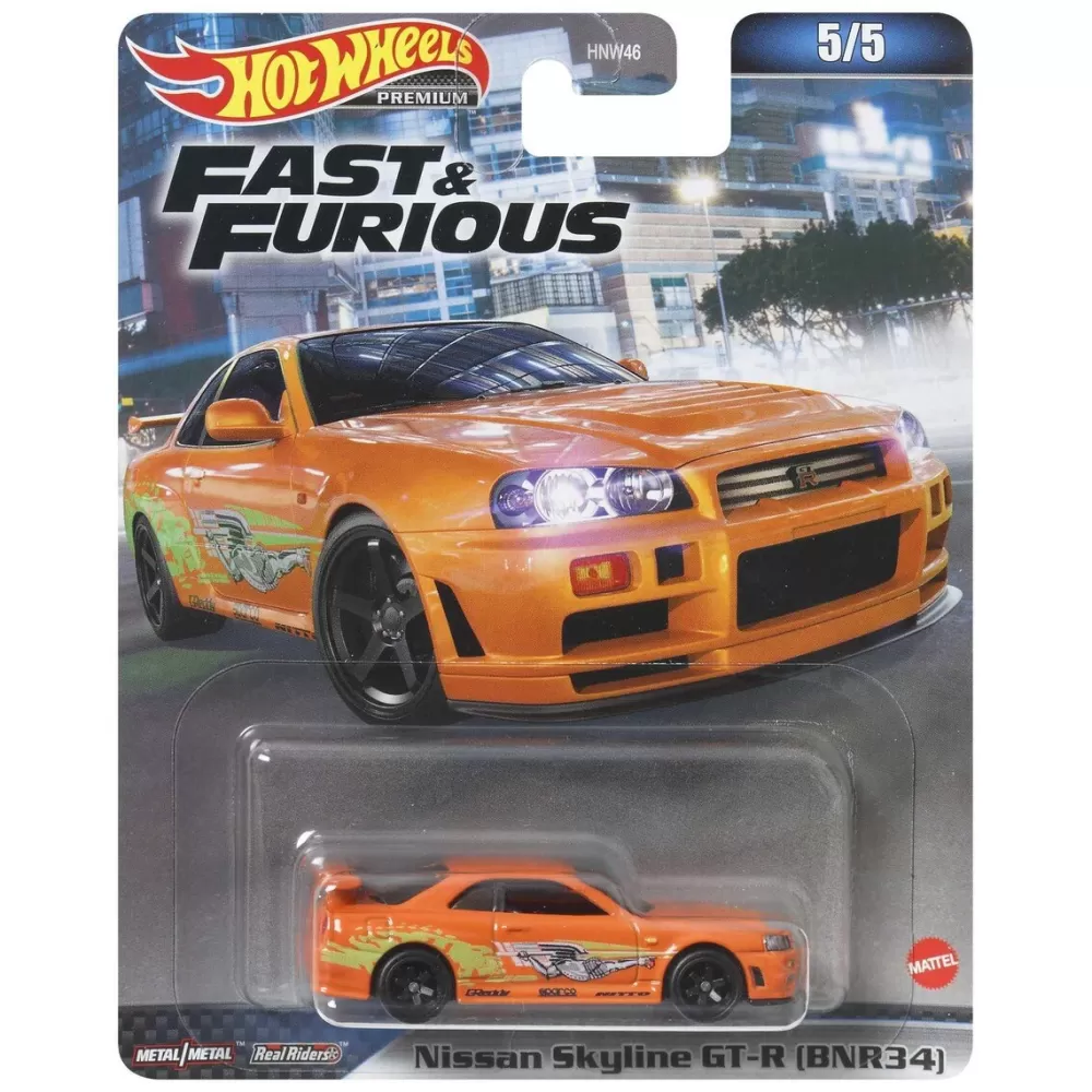 Hot Wheels Coches De Juguete Fast & Furious Fashion