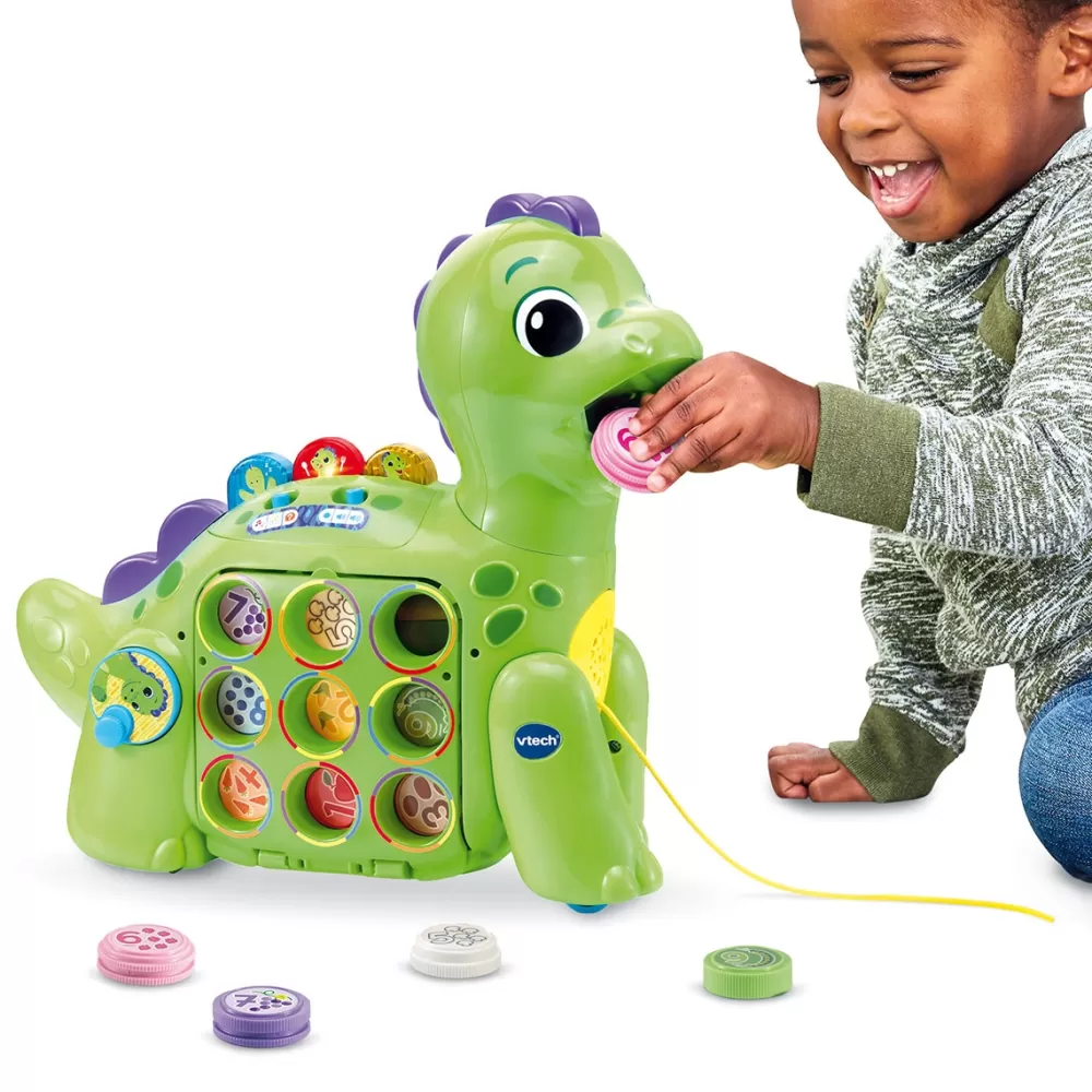 VTech Electrónicos*Dinosaurio Gloton Infantil Cuenta Y Aprende