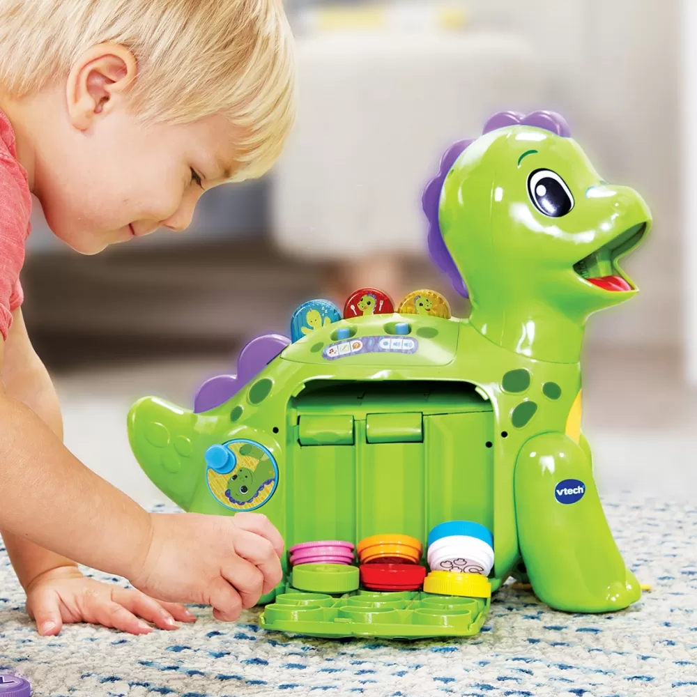 VTech Electrónicos*Dinosaurio Gloton Infantil Cuenta Y Aprende