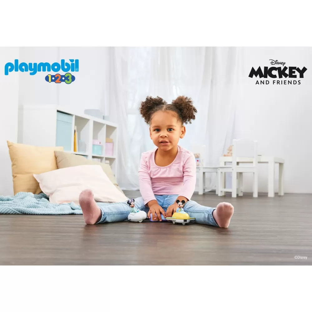 Playmobil Muñecos Articulados*Disney: Mickey Y Minnie Tren Nube 1.2.3