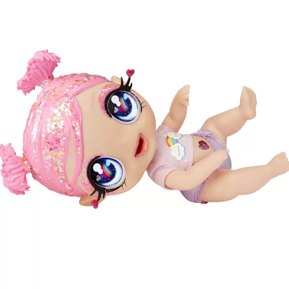 GLITTER BABYZ Dreamia Stardust (Pink/Rainbow) Doll Series 2 Best