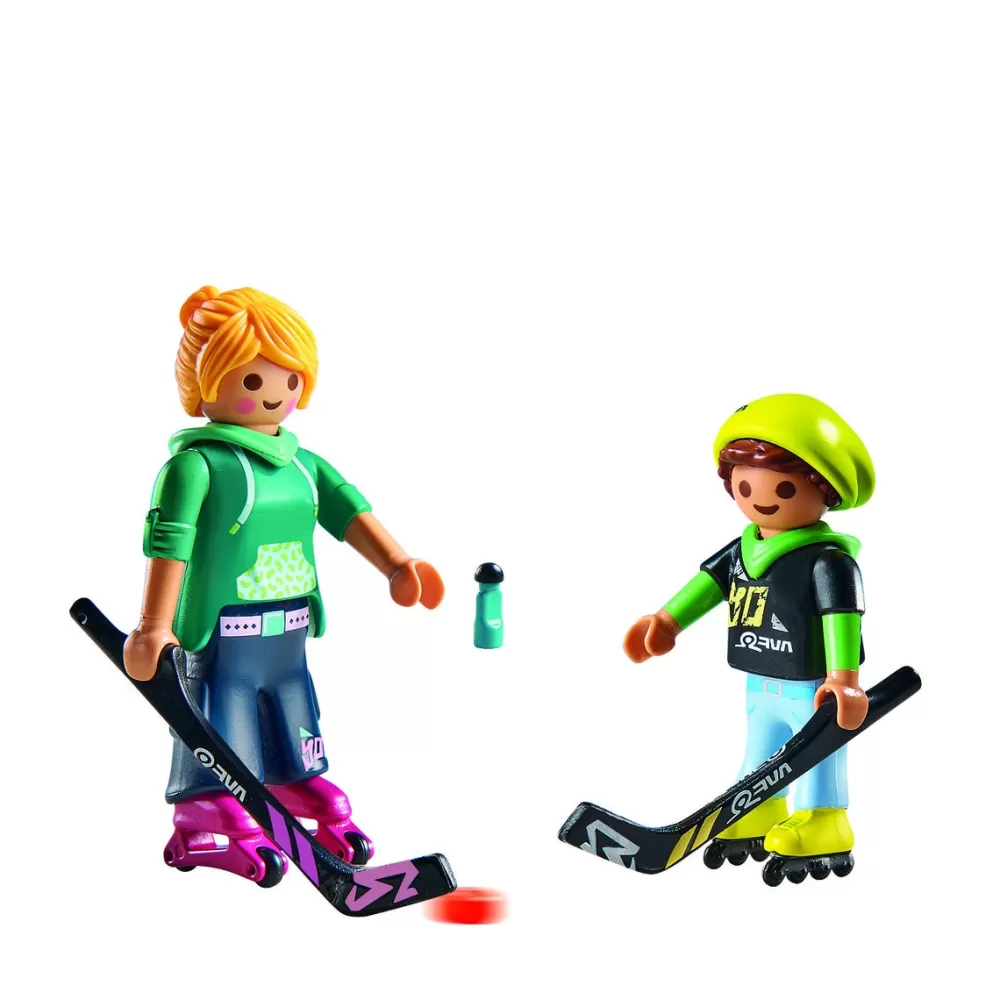 Playmobil Muñecos Articulados*Duo Pack Figuras Hockey Sobre Patines