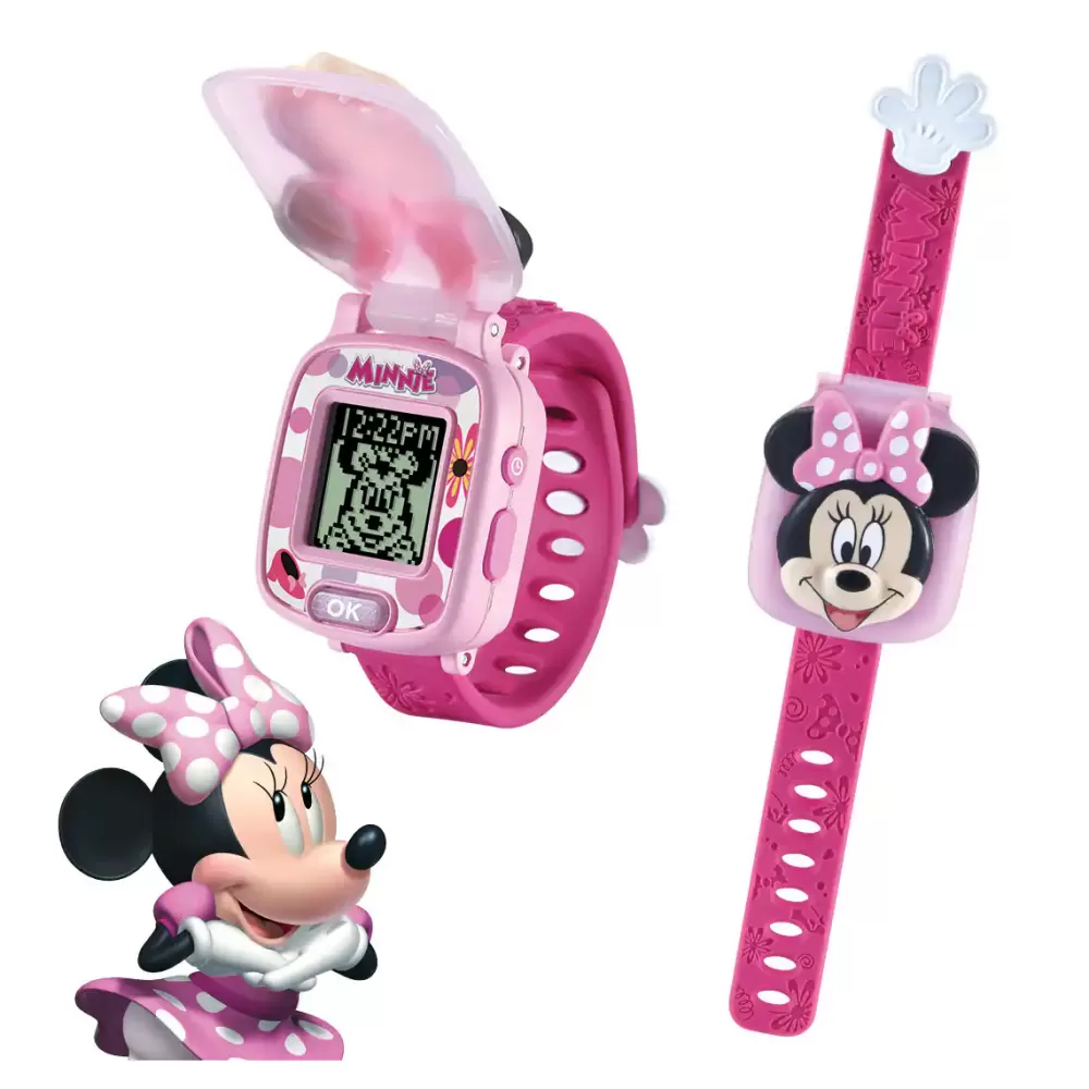 VTech El Reloj Digital Educativo De Minnie Mouse Disney Store