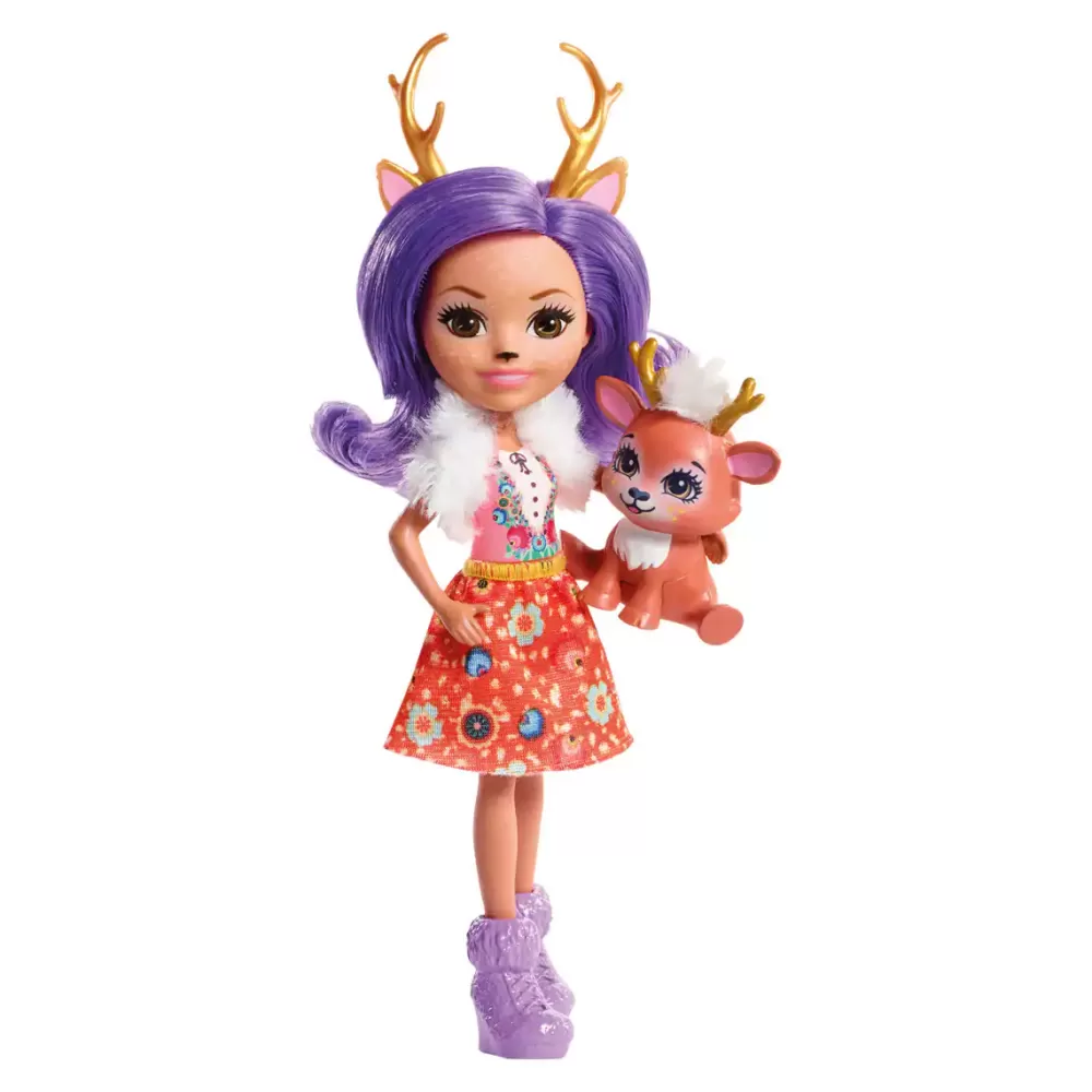 Enchantimals Muneca Con Mascota Danessa Deer Y Sprint Fashion