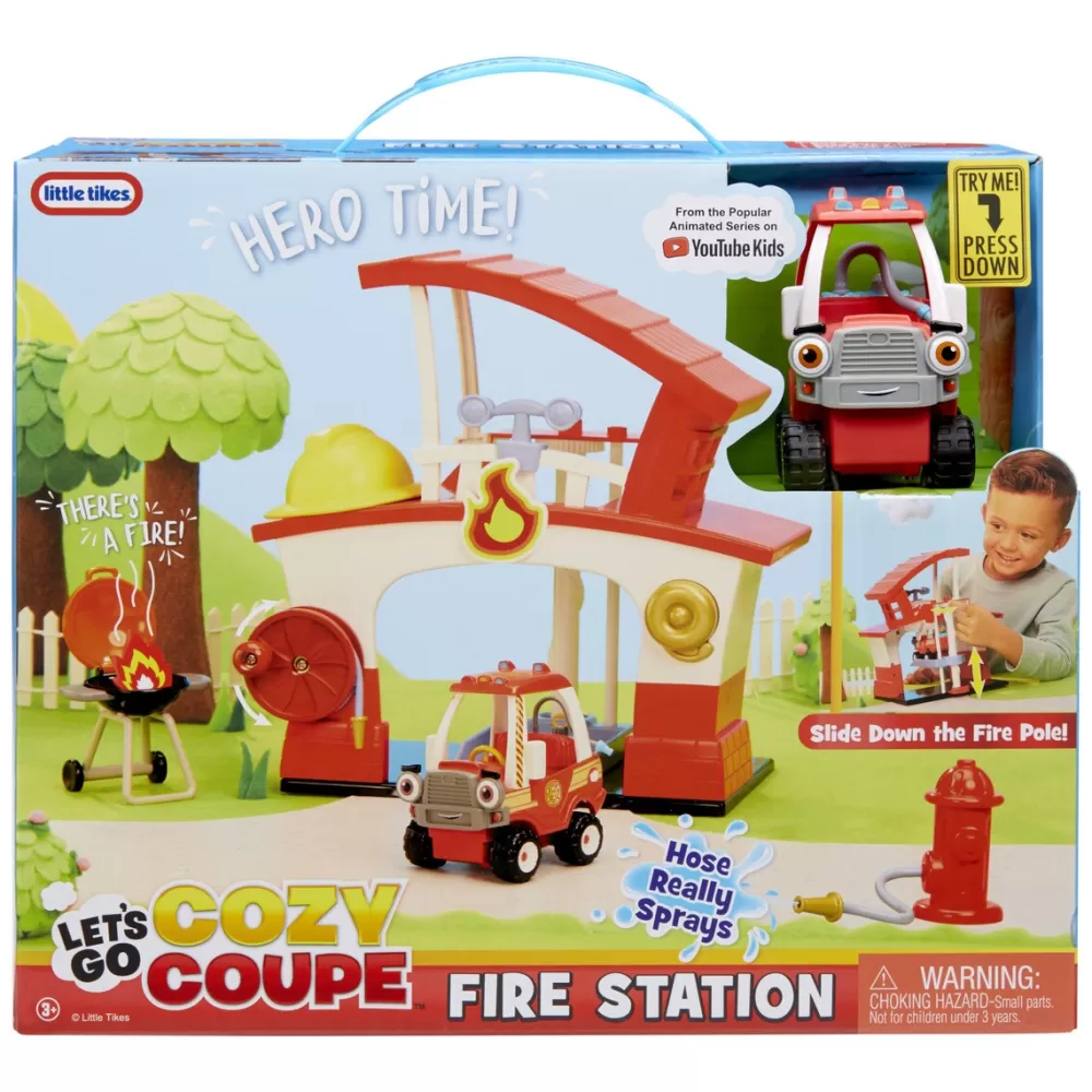 Little Tikes Estacion De Bomberos Let'S Go Cozy Coupe New