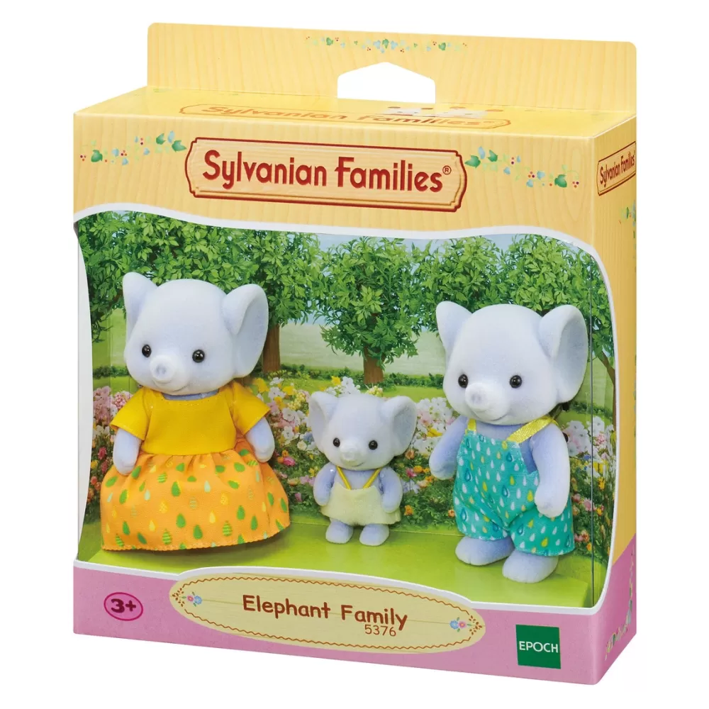 Sylvanian Families Munecas Y Peluches*Familia Elefante