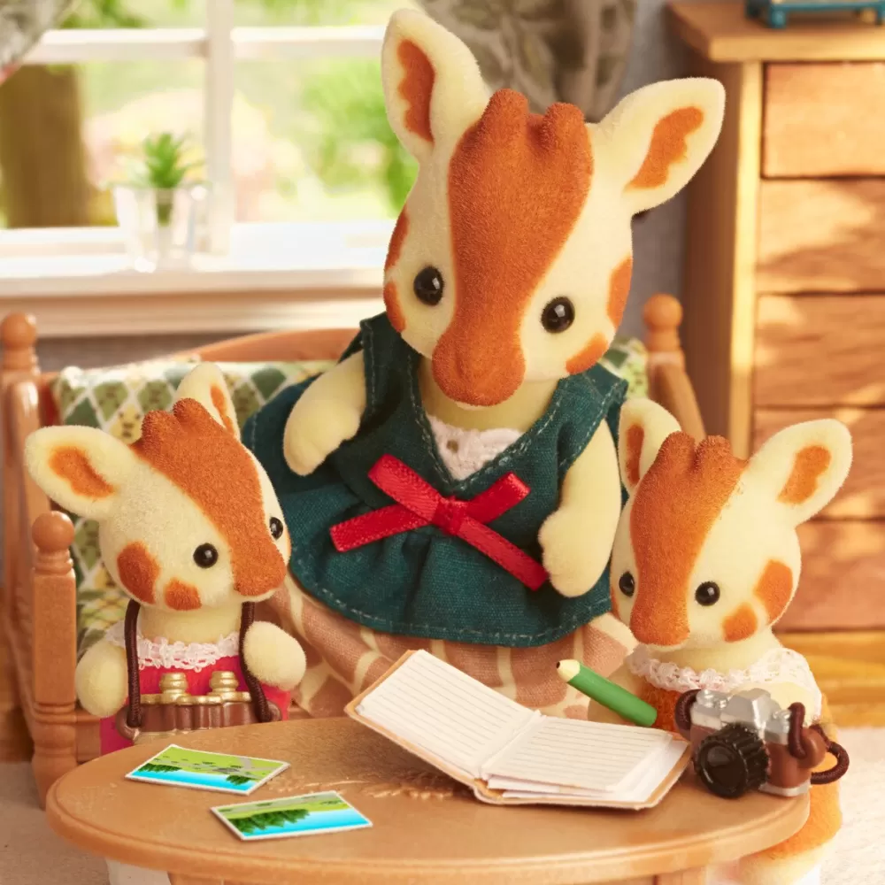 Sylvanian Families Munecas Y Peluches*Familia Jirafa