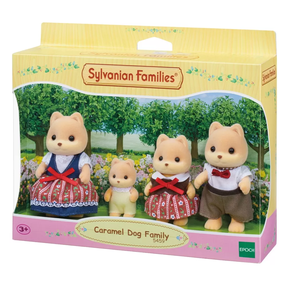 Sylvanian Families Munecas Y Peluches*Familia Perro Caramelo