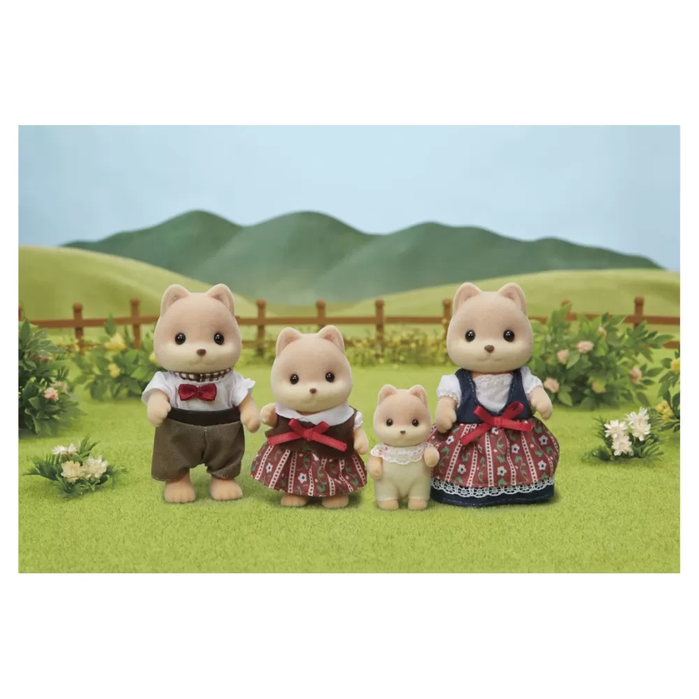 Sylvanian Families Munecas Y Peluches*Familia Perro Caramelo