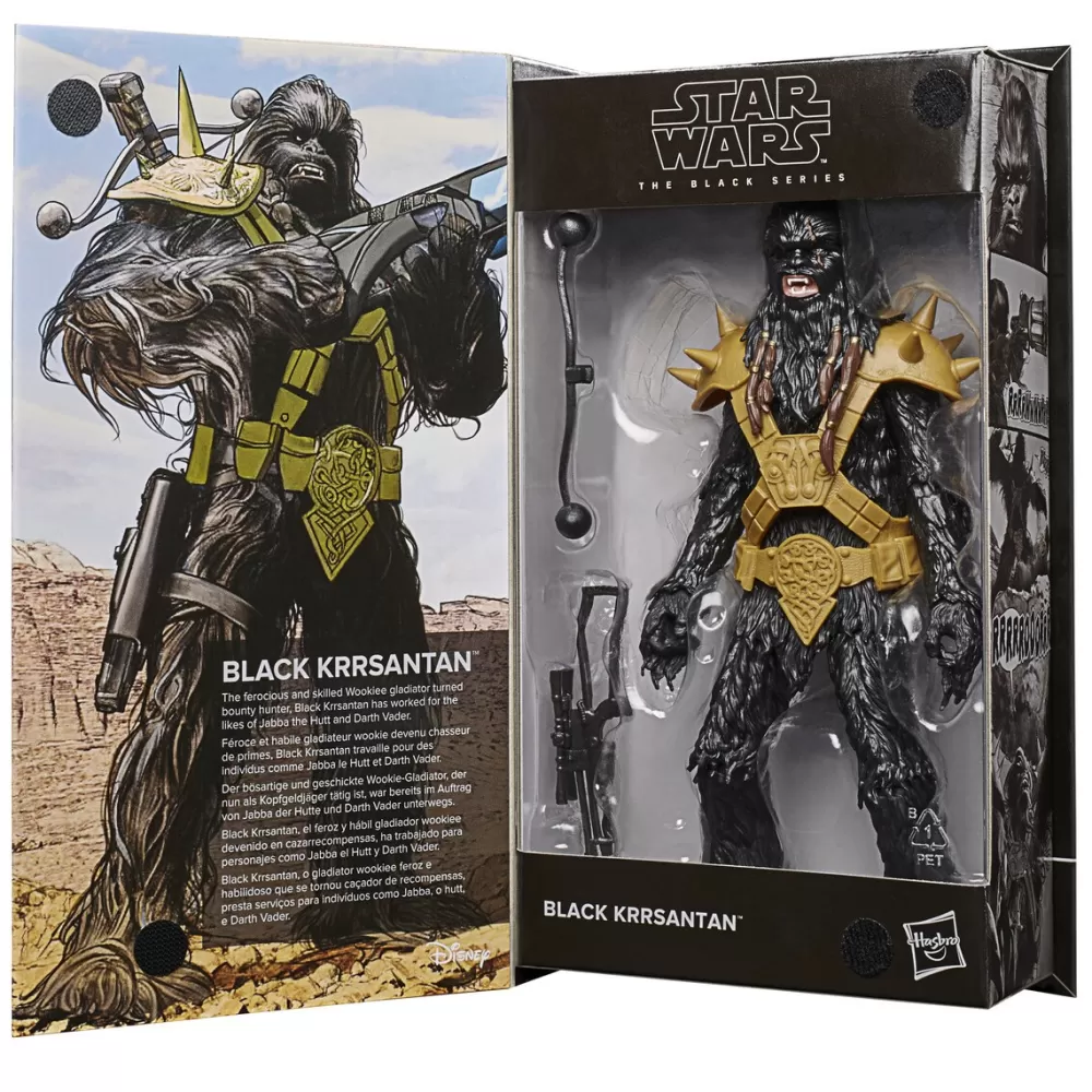 HASBRO FAN Muñecos Articulados*Figura Black Krrsantan Black Series Star Wars