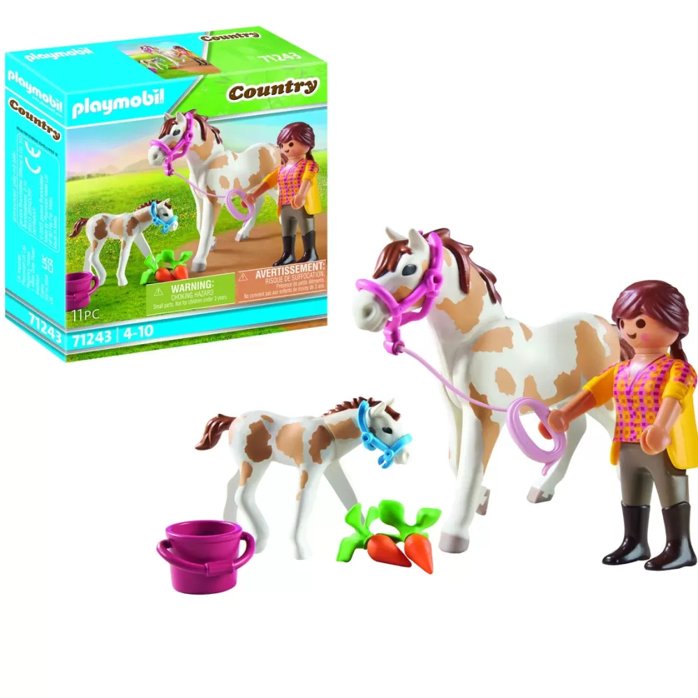 Playmobil Figura Caballo Con Potro Country Sale