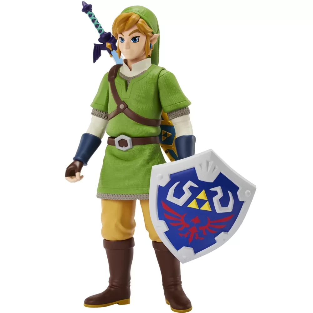 Nintendo Muñecos Articulados*Figura Grande Link Con Accesorios Zelda