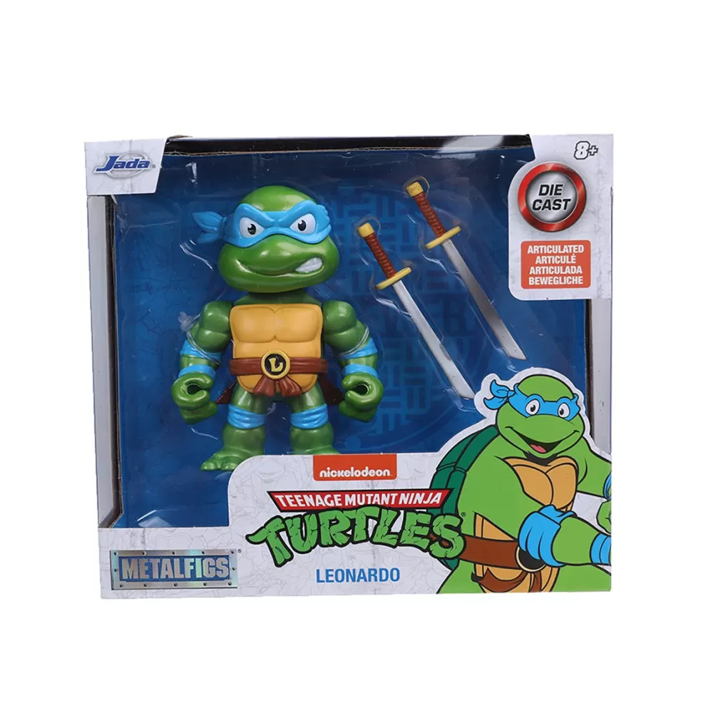 Simba Muñecos Articulados*Figura Metal Tortugas Ninja Leonardo 10 Cm