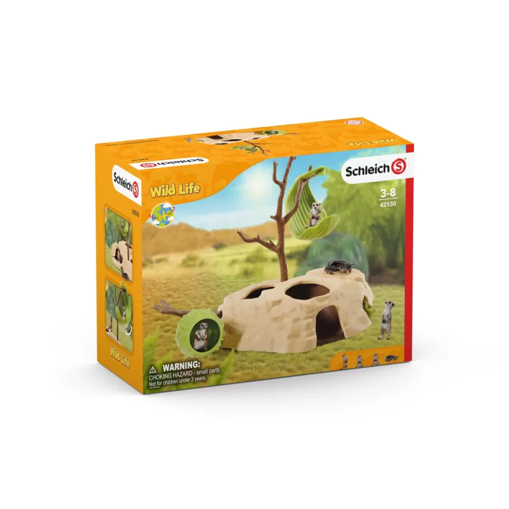 Schleich Muñecos Articulados*Figura Monticulo De Suricatas