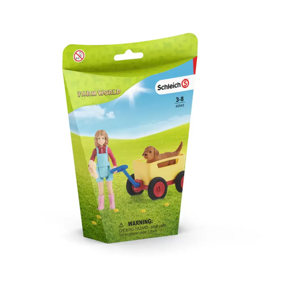 Schleich Figura Paseo En Carretilla New