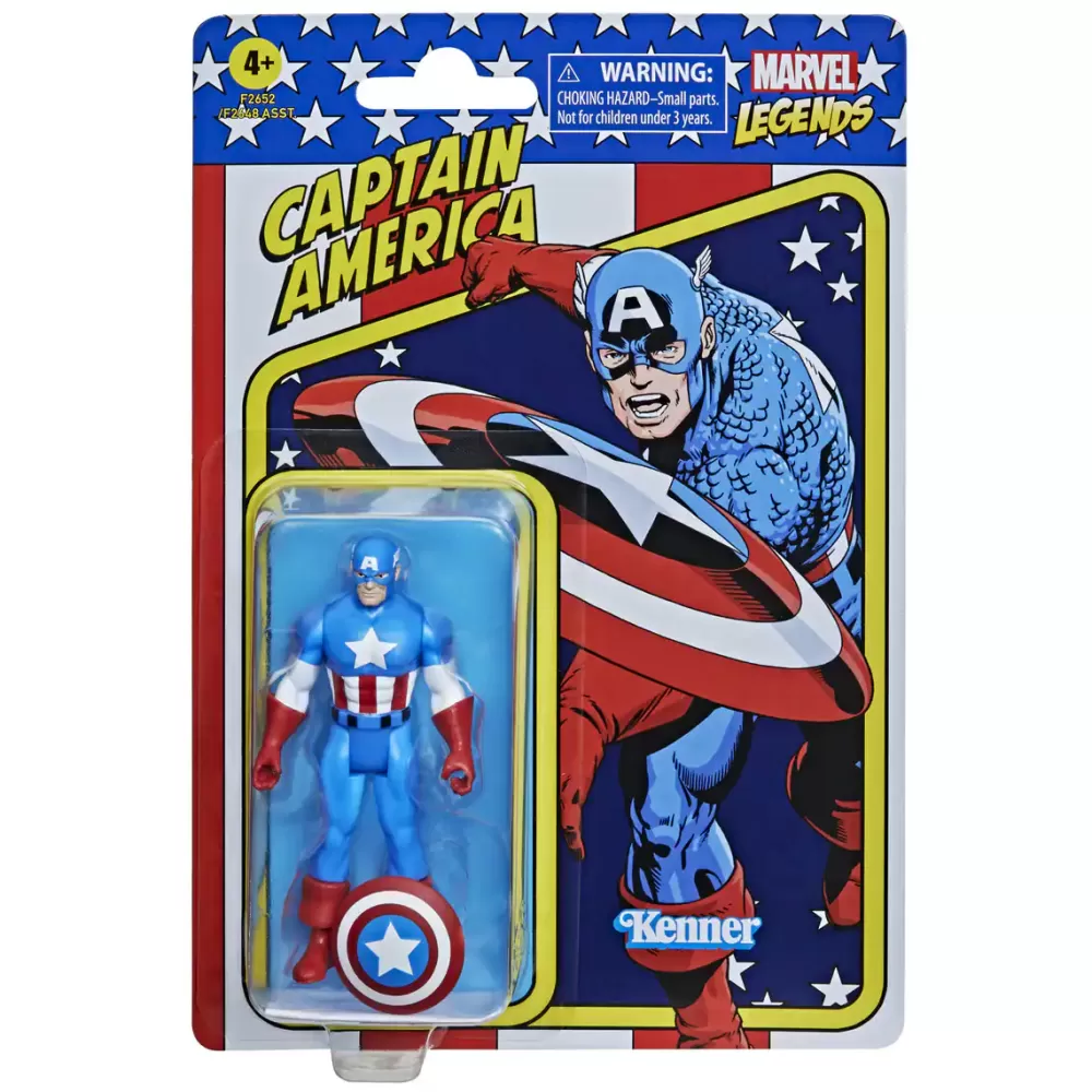 HASBRO FAN Figura Retro Capitan America Marvel Legends Flash Sale