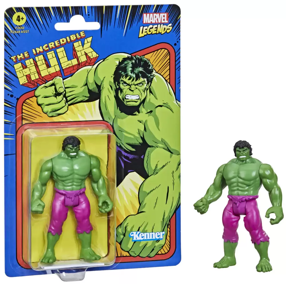 HASBRO FAN Figura Retro Hulk Marvel Legends Online