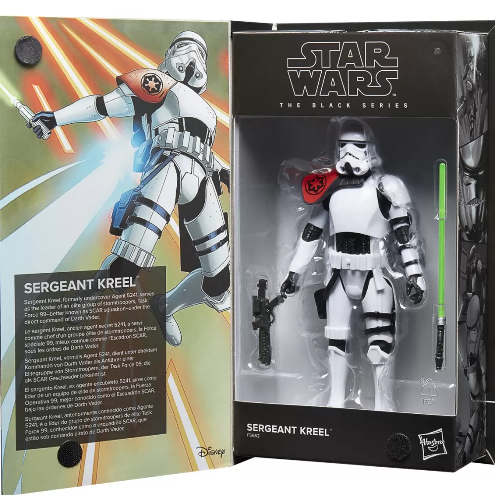 HASBRO FAN Muñecos Articulados*Figura Sargento Kreel Black Series Star Wars