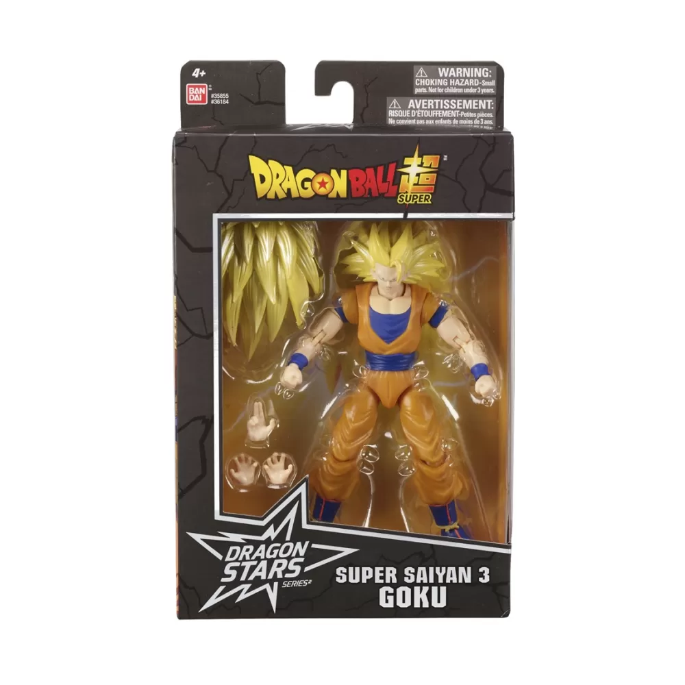 BANDAI Muñecos Articulados*Figura Super Saiyan 3 Goku-D Stars