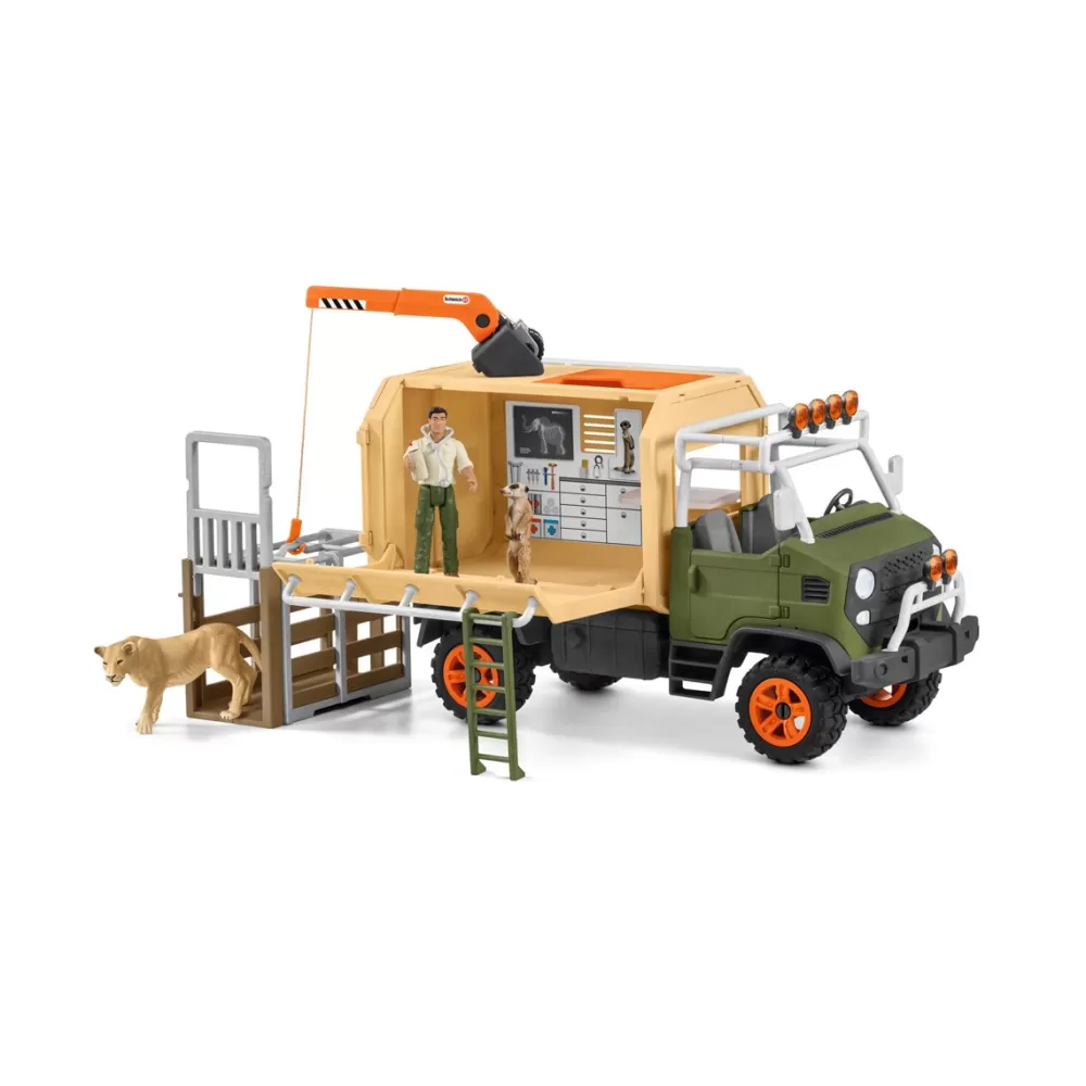 Schleich Muñecos Articulados*Figura Vehiculo Camion De Salvamento