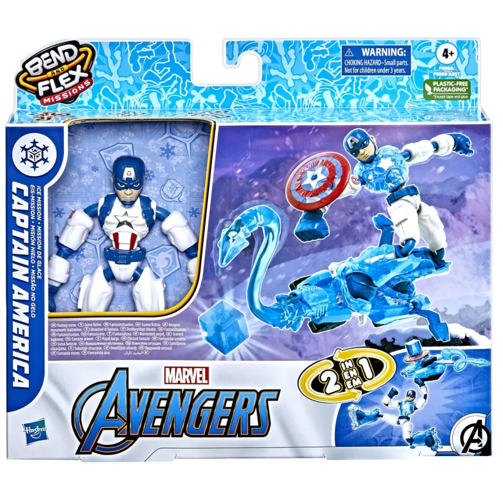 Hasbro Muñecos Articulados*Figuras Bend And Flex Packs Misiones 15Cm Marvel