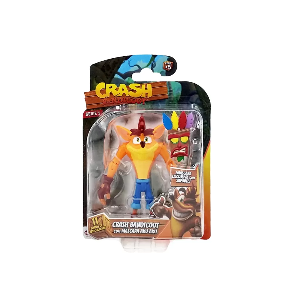 Bizak Muñecos Articulados*Figuras Crash Bandicoot