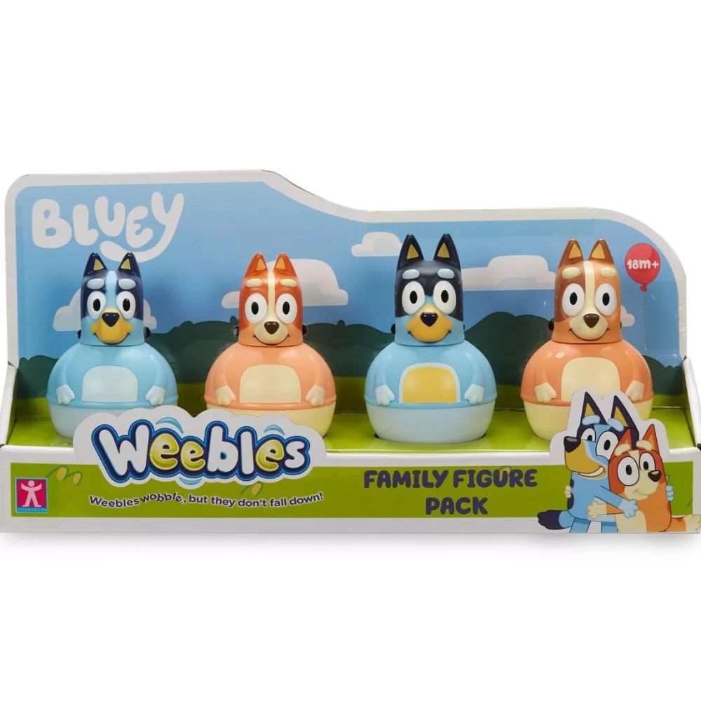 Bluey Preescolar*Figuras Weeblespack 4