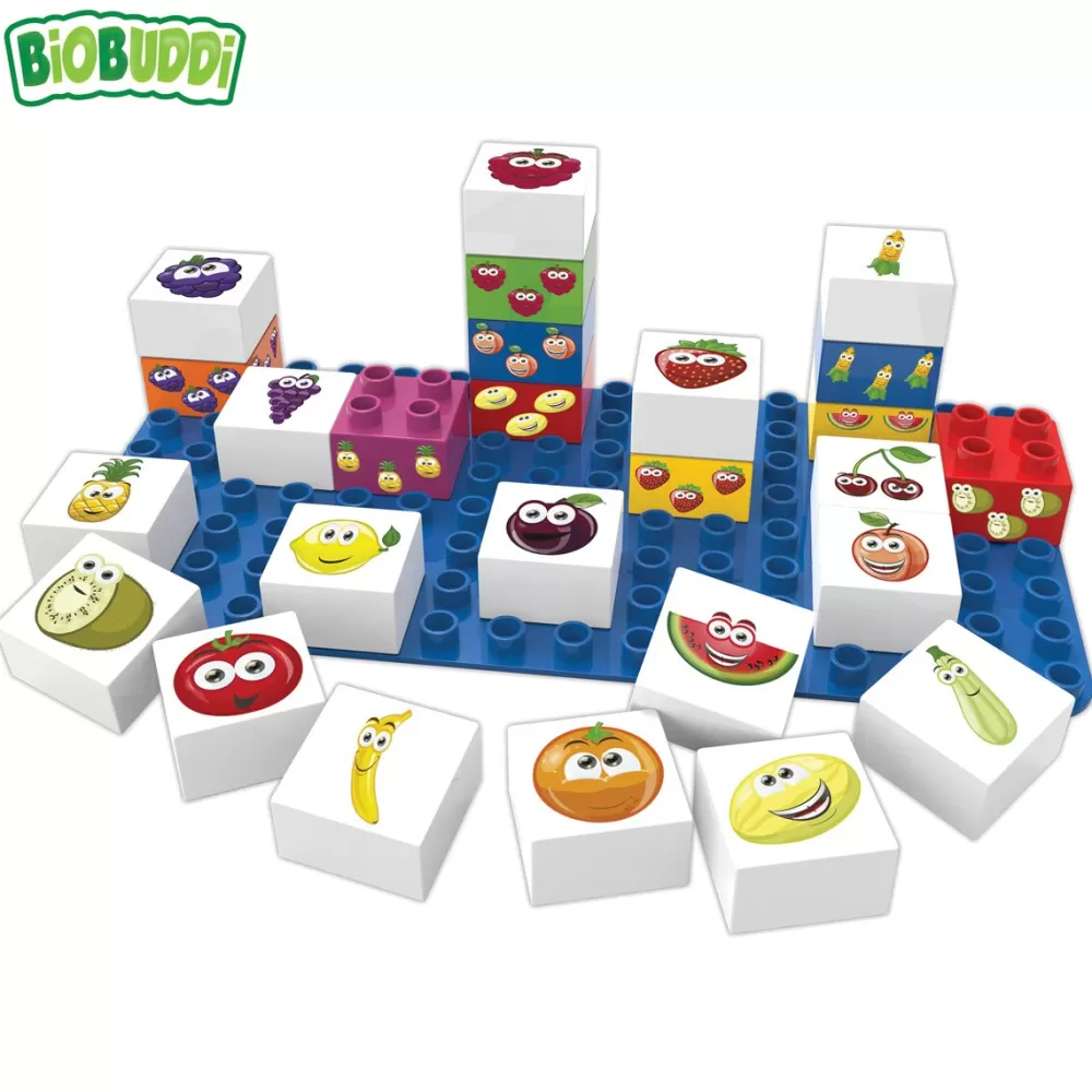 Biobuddi Preescolar*Frutas 27 Piezas + Base